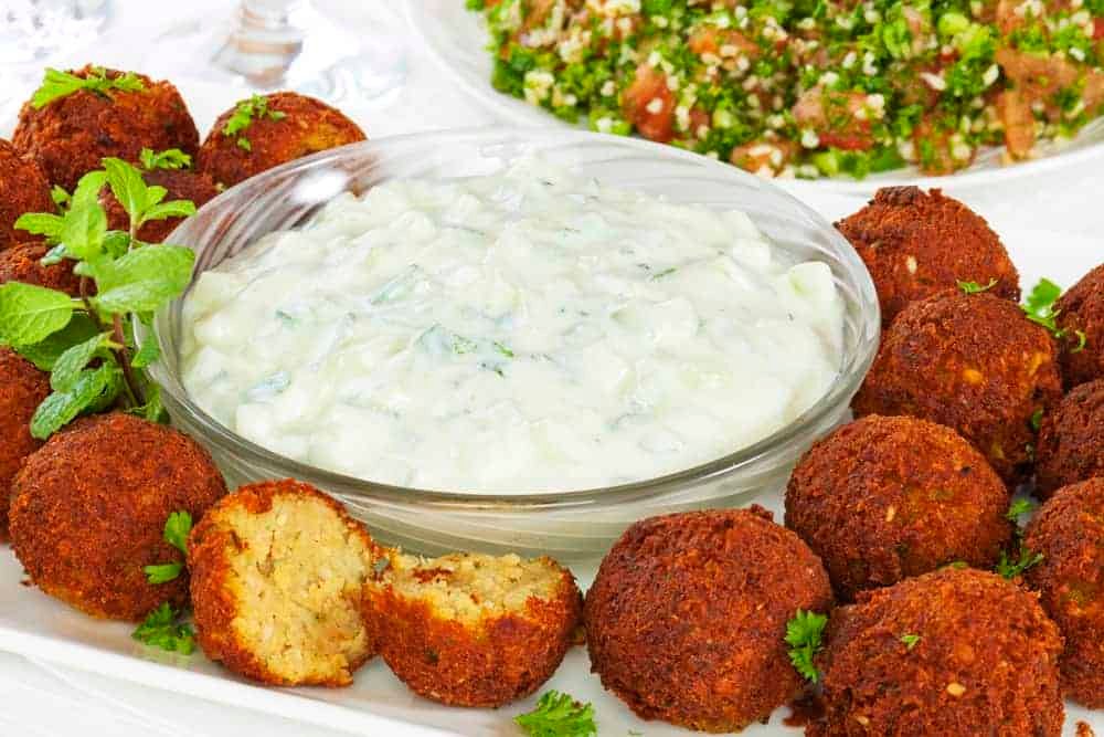 Falafel variations - Nosta restaurant Cork