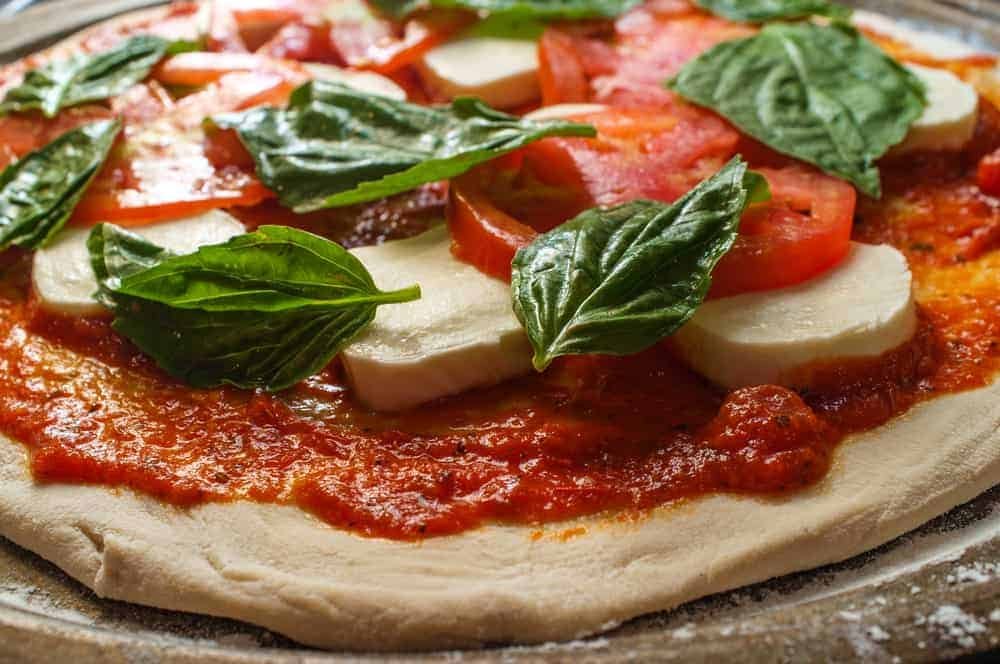 Pizza preparation - Nosta restaurant Cork