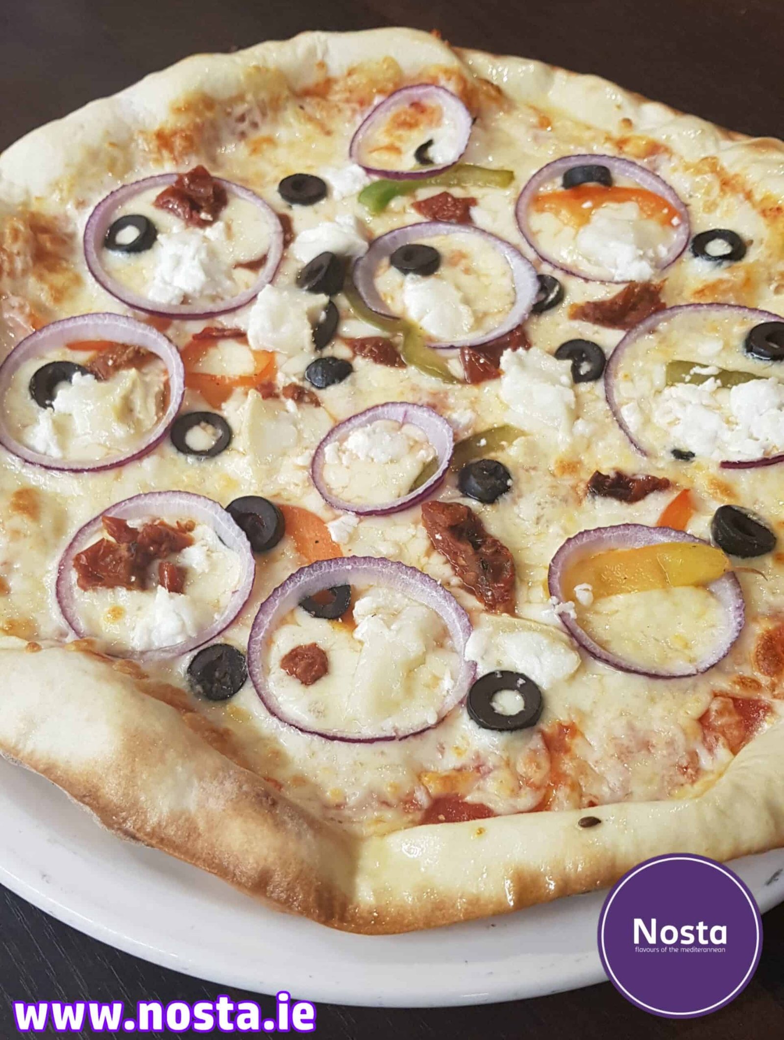 Mediterranean pizza - Nosta restaurant Cork City