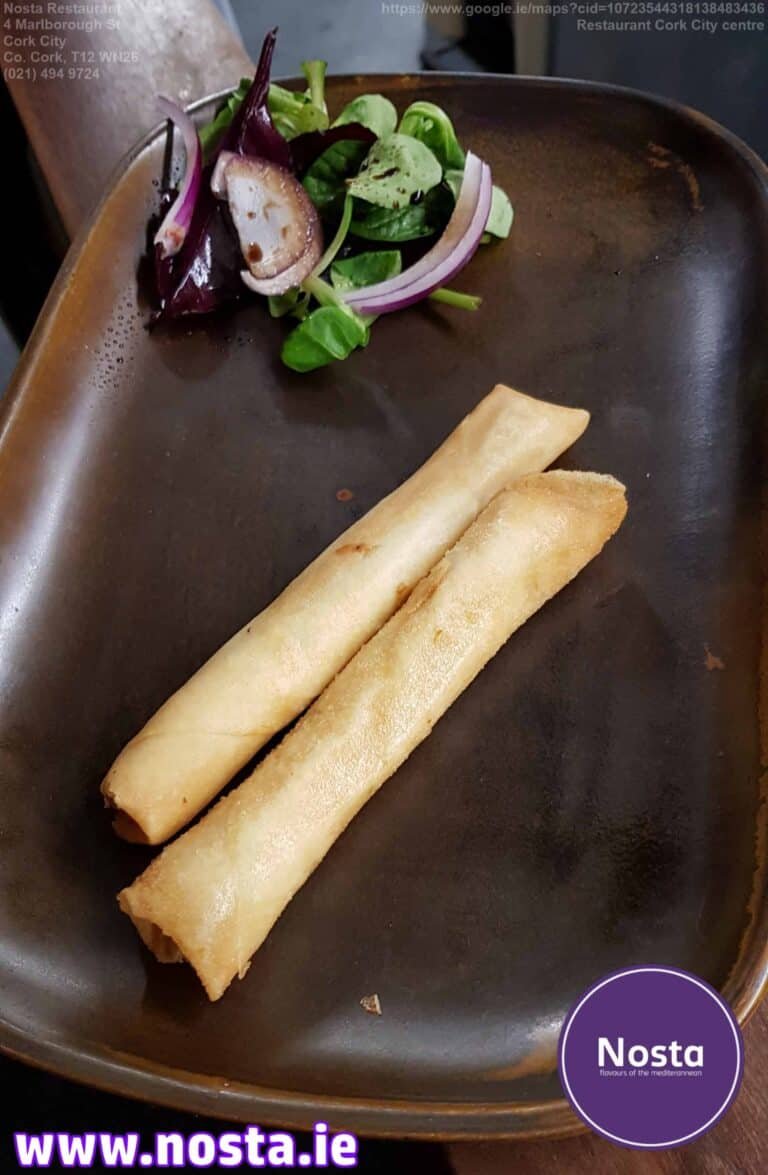 Cheese rools - Nosta restaurant Cork City centre