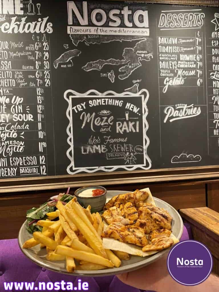 Chicken Skewer - Nosta restaurant Cork