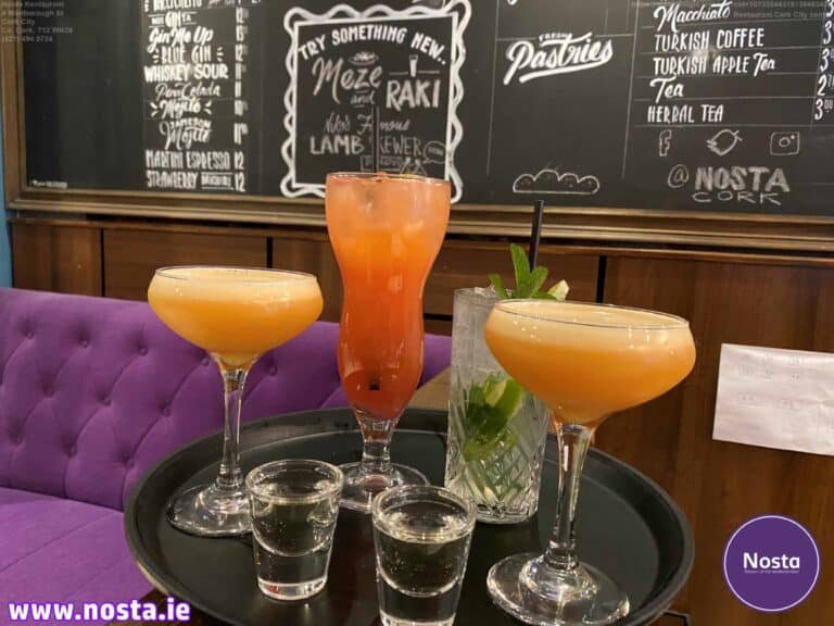 Cocktails Nosta - Nosta restaurant Cork City centre