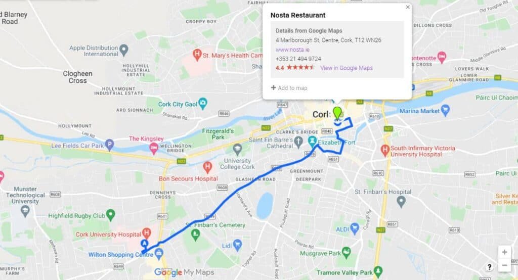 Cork University Hospital, Wilton Manor, Glasheen, Cork
