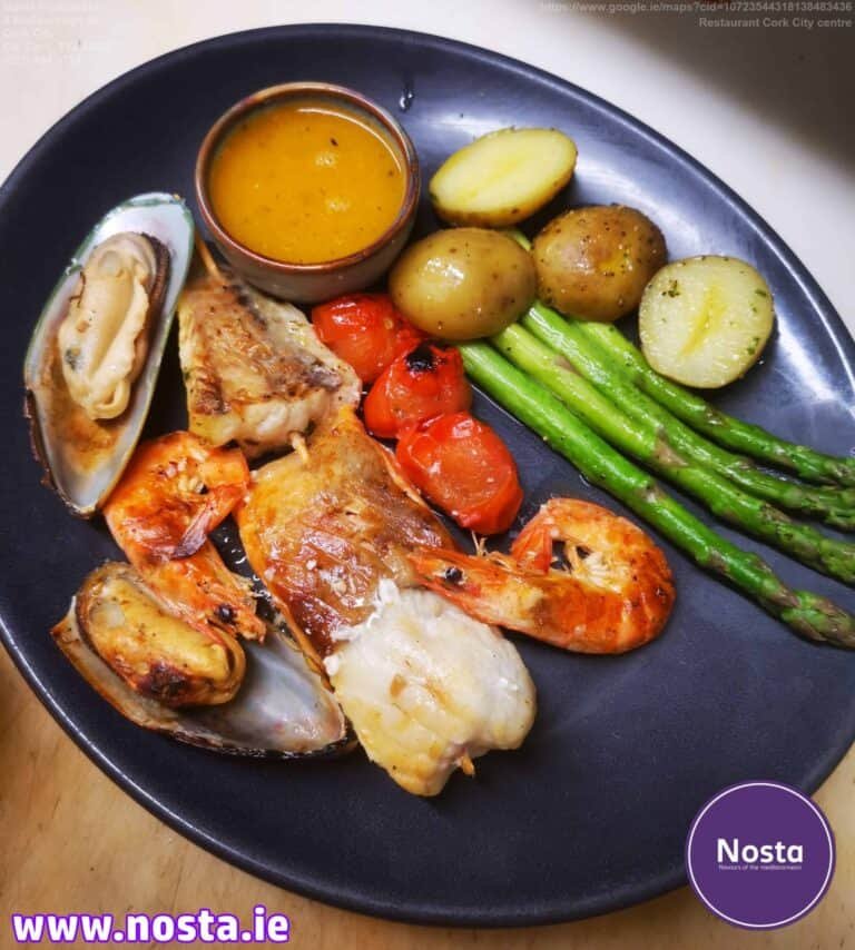 Fish kebab - Nosta restaurant Cork City centre