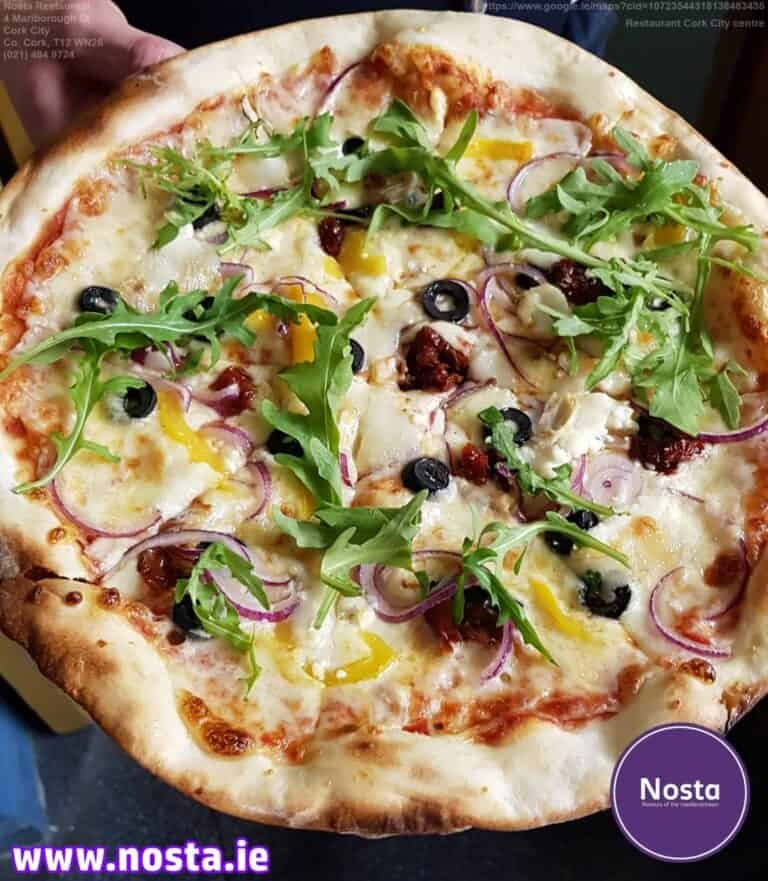 Mediterranean pizza - Nosta restaurant Cork City centre (2)