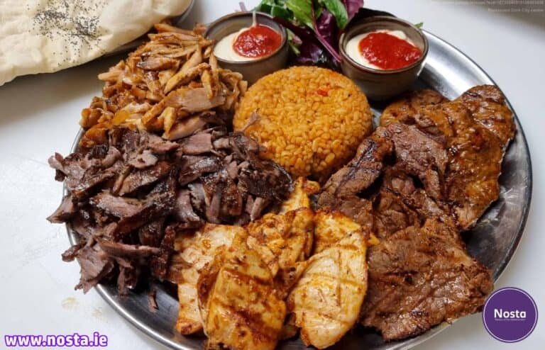 Niko's platter for two with bread - Nosta restaurant Cork City centre
