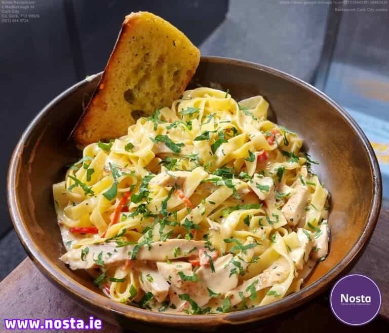 Pollo la carbonara - Nosta restaurant Cork City centre