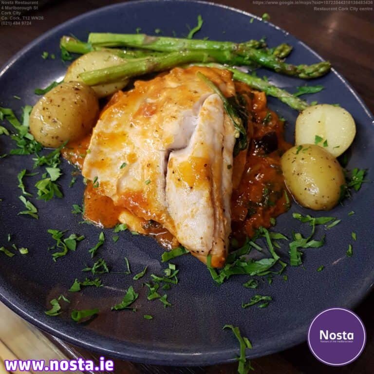 Sea bass - Nosta restaurant Cork City centre